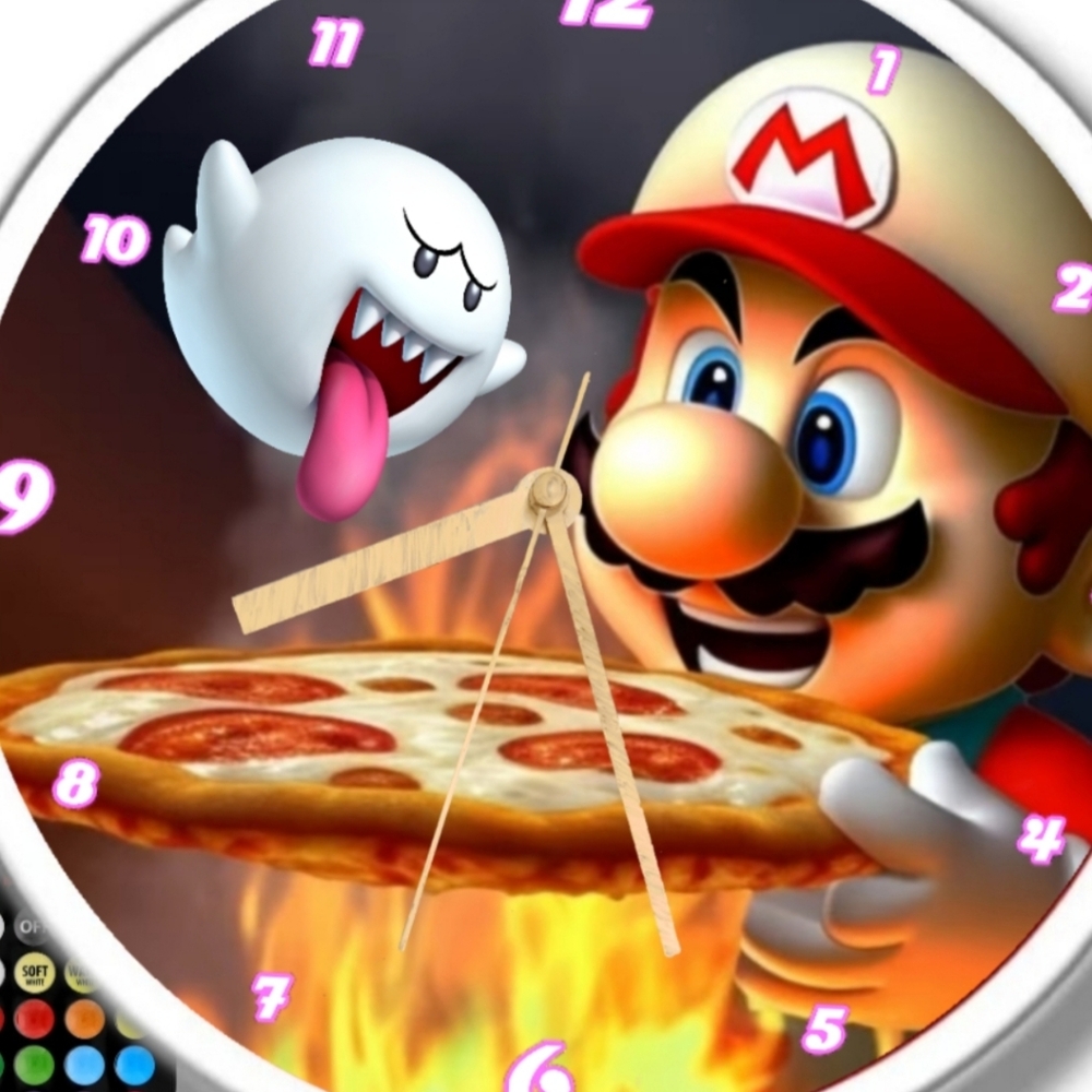 Mario led clock - Picture 2 of 4